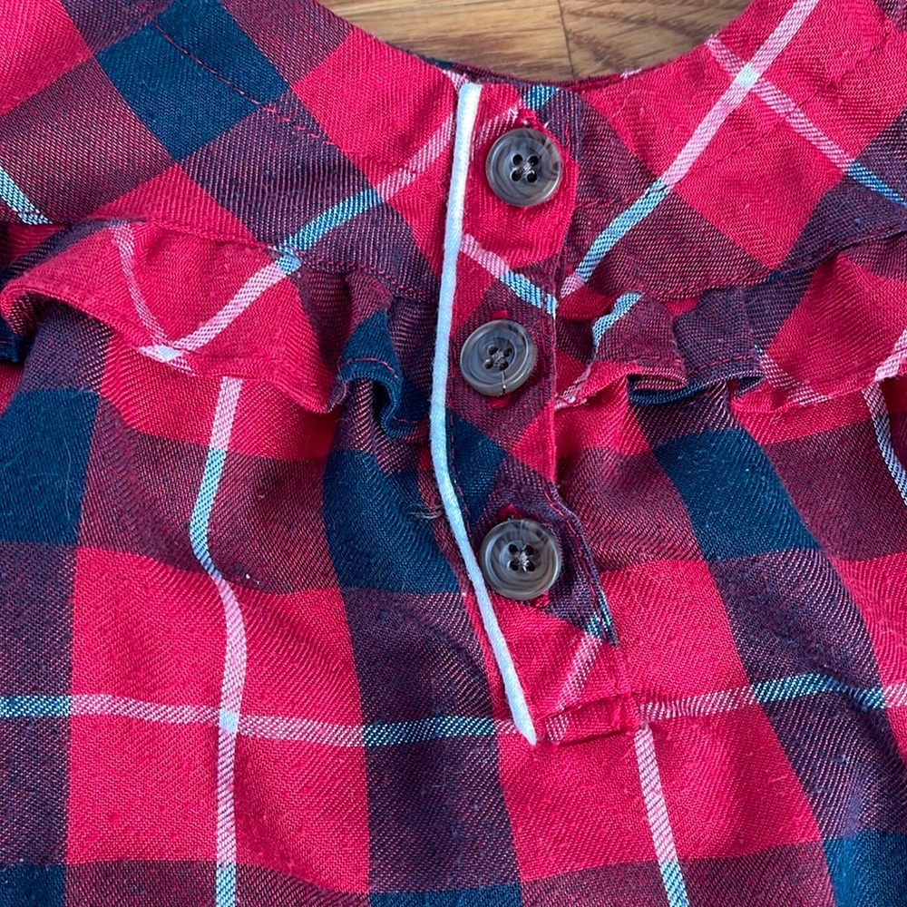 Disney Minnie Mouse Plaid Toddler Gown - Picture 3 of 5